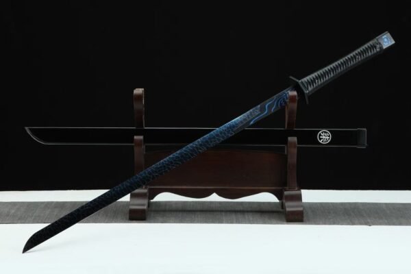 Black And Blue Bladed Sword