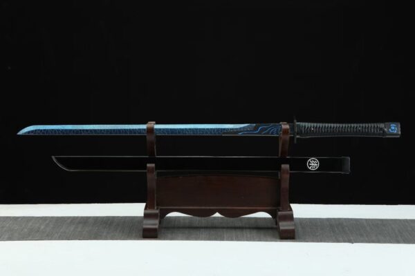 Black And Blue Bladed Sword Black And Blue Bladed Sword