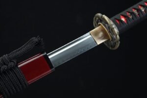 Black And Red Blade Katana