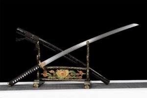 Black Damascus Blade Katana