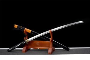 Black Damascus Steel Katana