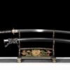 Black Handle Gold Guard Katana