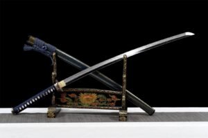 Blue And White Katana