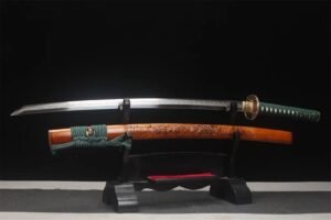 Clay Tempered Black Blade Sword