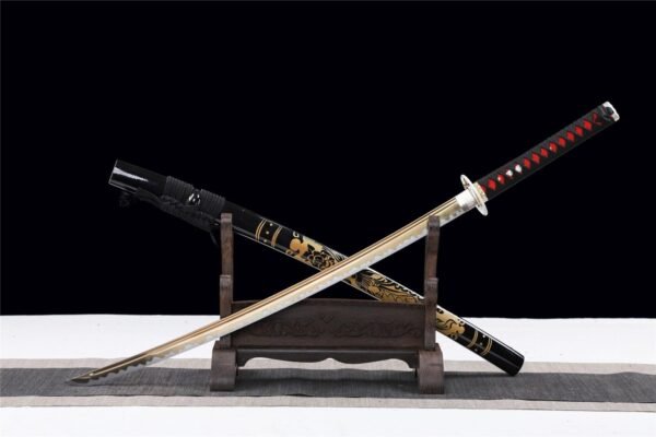Gold Katana Samurai Sword