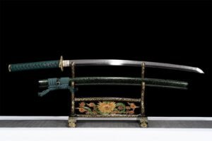 Green And Black Katana