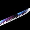 Purple Two Bladed Sword