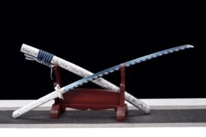 White And Blue Katana